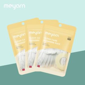 Mint Dental Floss Picks (Flavor: original, quantity: 3 packs)